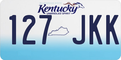 KY license plate 127JKK