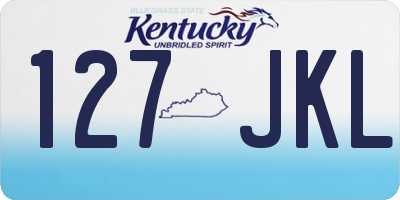 KY license plate 127JKL