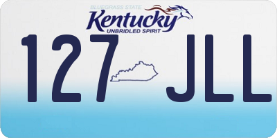 KY license plate 127JLL