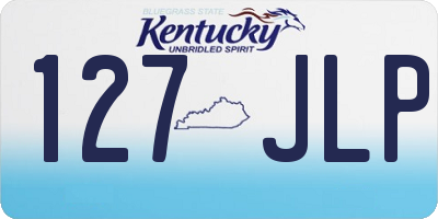 KY license plate 127JLP
