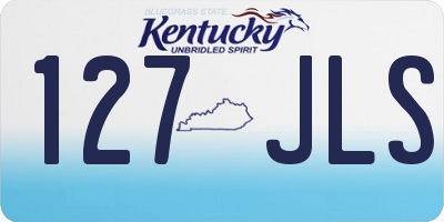 KY license plate 127JLS