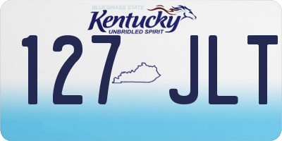 KY license plate 127JLT