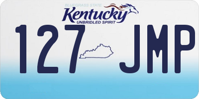 KY license plate 127JMP