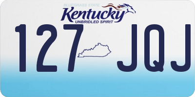 KY license plate 127JQJ