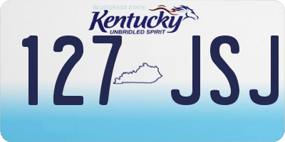 KY license plate 127JSJ
