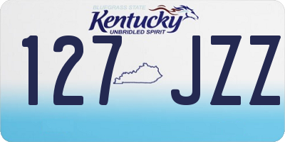 KY license plate 127JZZ