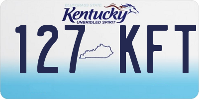KY license plate 127KFT