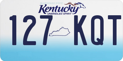 KY license plate 127KQT