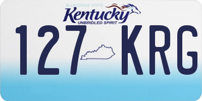 KY license plate 127KRG