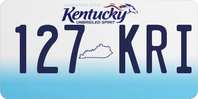 KY license plate 127KRI