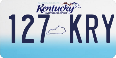 KY license plate 127KRY