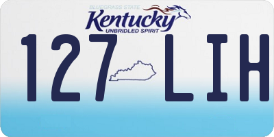 KY license plate 127LIH