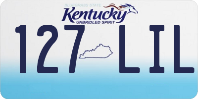 KY license plate 127LIL