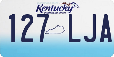 KY license plate 127LJA