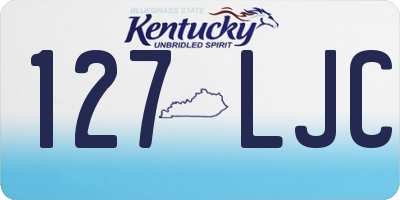 KY license plate 127LJC