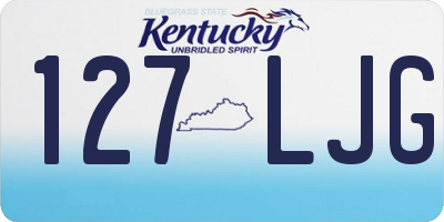KY license plate 127LJG