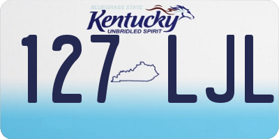 KY license plate 127LJL