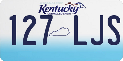 KY license plate 127LJS