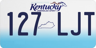 KY license plate 127LJT