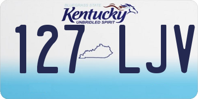 KY license plate 127LJV