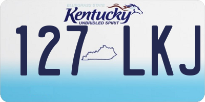 KY license plate 127LKJ