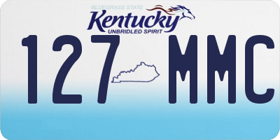KY license plate 127MMC