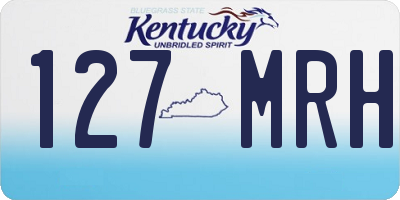 KY license plate 127MRH