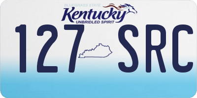 KY license plate 127SRC