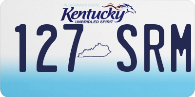 KY license plate 127SRM