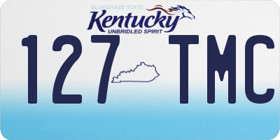 KY license plate 127TMC
