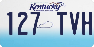 KY license plate 127TVH