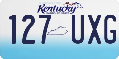 KY license plate 127UXG