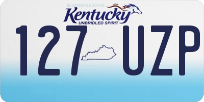 KY license plate 127UZP