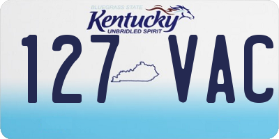 KY license plate 127VAC