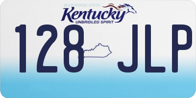 KY license plate 128JLP
