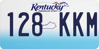 KY license plate 128KKM