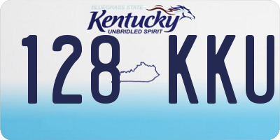 KY license plate 128KKU