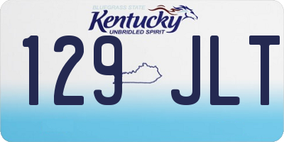 KY license plate 129JLT