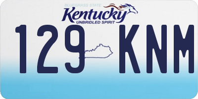 KY license plate 129KNM