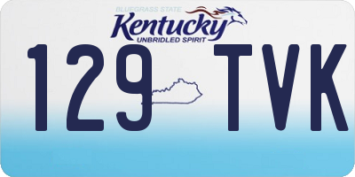 KY license plate 129TVK
