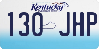 KY license plate 130JHP