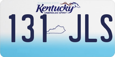 KY license plate 131JLS
