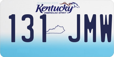 KY license plate 131JMW