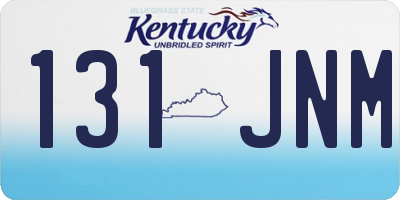 KY license plate 131JNM