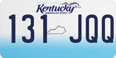 KY license plate 131JQQ