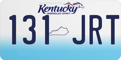 KY license plate 131JRT