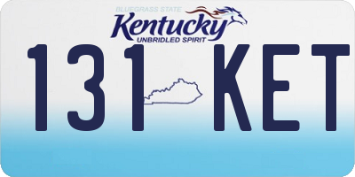 KY license plate 131KET