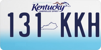 KY license plate 131KKH