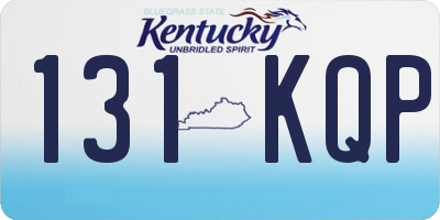 KY license plate 131KQP