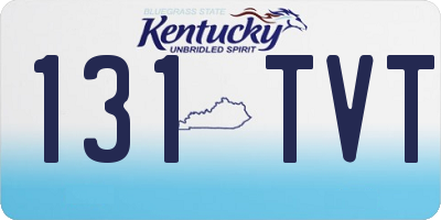 KY license plate 131TVT